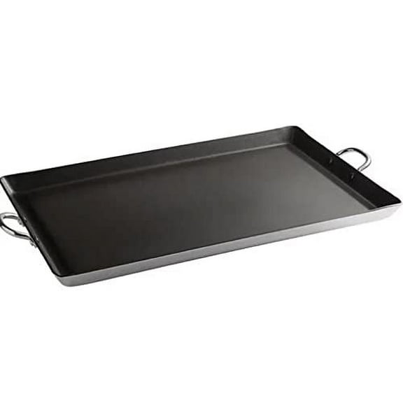 Soro Essentials- 15.7" x 23.6" x 1.18" Aluminum Non-Stick Top Flat Griddle Grill Pan for Glass Stove Top Grill Pancake Griddle Top Griddle for Gas Grill Griddle for Outdoor and Indoor Cooking Camping