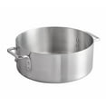 thumbnail image 1 of Soro Essentials- 15 qt. Medium Weight Aluminum Brazier 4 mm Thickness- Brazier with Riveted Handles Perfect for Roasting Sauteing Searing and Pan Frying, 1 of 5
