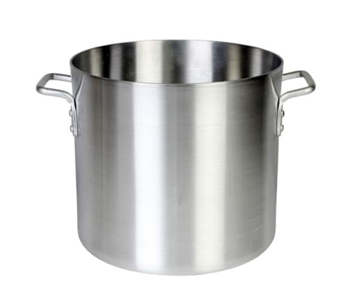 Heavy Duty 16 Quart Aluminum Stock Pot with Riveted Handles