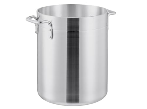 Heavy Duty 16 Quart Aluminum Stock Pot with Riveted Handles