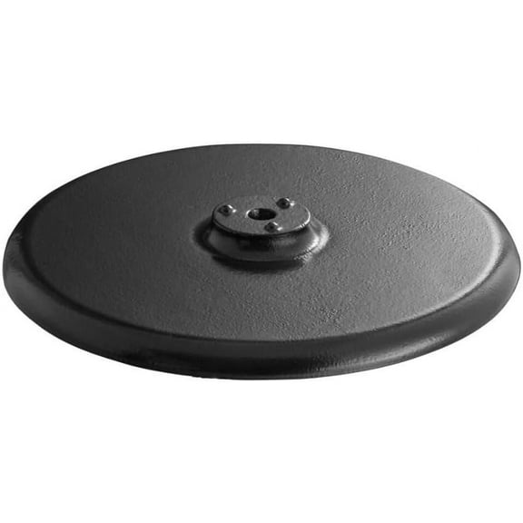 Soro Essentials- 17" Round Cast Iron Restaurant Table Base Only- Cast Iron Table Base Perfect for Restaurants Coffee Shops Bars Lounge Areas Home