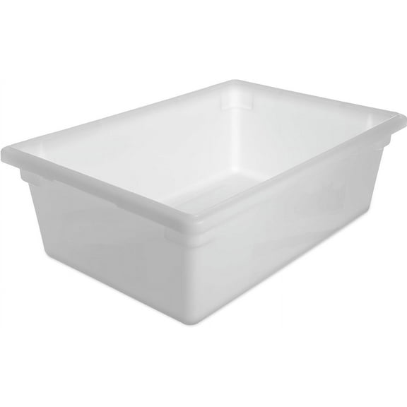 Soro Essentials- 18" x 26" x 9" Polypropylene 12.5 Gallon Food Storage Box Container White Color- Commercial Food Storage Box Stackable Food Storage Container Bar Restaurant Hotel Home Catering
