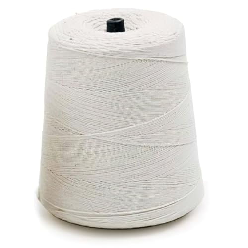 Soro Essentials- 2,100 ft. Poly/Cotton 24-Ply Butchers Cooking Twine Cone- Twine String Food Safe String Kitchen Cooking Twine String Bakers Twine for Meat Trussing Sausage Turkey Food Prep