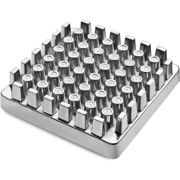 Soro Essentials- 3/8" Aluminum Potato Cutter Pusher Block - Pusher for Commercial Grade French Fry Cutter Food Slicer Manual Potato Cutter Vegetable Chopper for Carrot Cucumber Perfect for Air Fryer