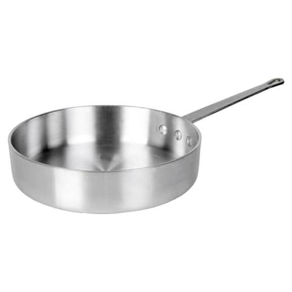 Soro Essentials 3 qt. Heavy Weight Aluminum Saut Pan 4mm Thickness- Deep Frying Pan Chef Cooking Pan Frying Pan Skillet for Home and Restaurant Cookware