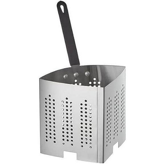 Soro Essentials – 3 qt. Stainless Steel Pasta Cooker Inset - Pasta Strainer Inset for Pot Strainer Inset for Stock Pot Noodle Strainer Blanching Basket for Seafoods and Vegetables