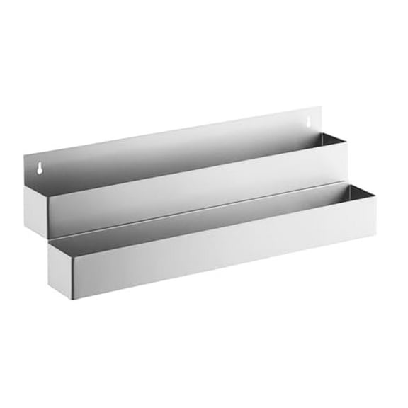 Soro Essentials- 32 Stainless Steel Speed Rail Bottle Holder Double Tier- Organizer Rack Liquor Bottle Rack Space-Saving Organizer for Liquor Bottles for Kitchen Dining Room Bar