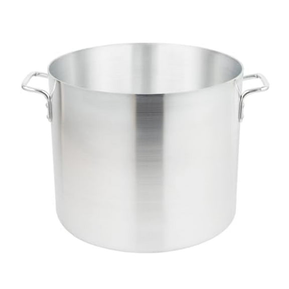 Soro Essentials- 32 qt. Heavy Weight Aluminum Stock Pot- 6mm Thickness Cooking Stock Pot for Pasta Soup Stew Pot Simmering Pot for Soup Seafood Stock Home Restaurant and Catering