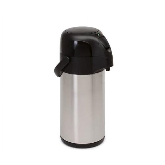 Soro Essentials- 3L Stainless Steel Air Pot- Coffee Dispenser with Safety Lock Coffee Carafe Thermal Beverage Dispenser Thermos Urn for Hot Cold Water Party Chocolate Drinks
