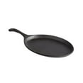 thumbnail image 1 of Soro Essentials- 7" x 9.25" Cast Iron Fajita Plate Sizzler Griddle Pan with Teardrop Handle Black Color- Pre-Seasoned Sizzle Platter Use in the Oven on the Stove on the Grill or Over a Campfire, 1 of 6