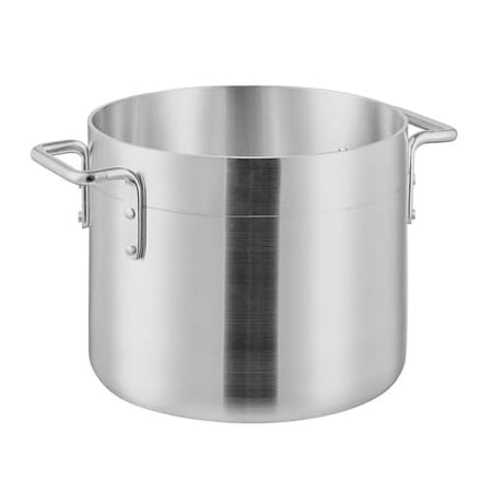 Soro Essentials- 8 qt. Medium Weight Aluminum Stock Pot- 4mm Thickness Cooking Stock Pot for Pasta Soup Stew Pot Simmering Pot for Soup Seafood Stock Home Restaurant and Catering