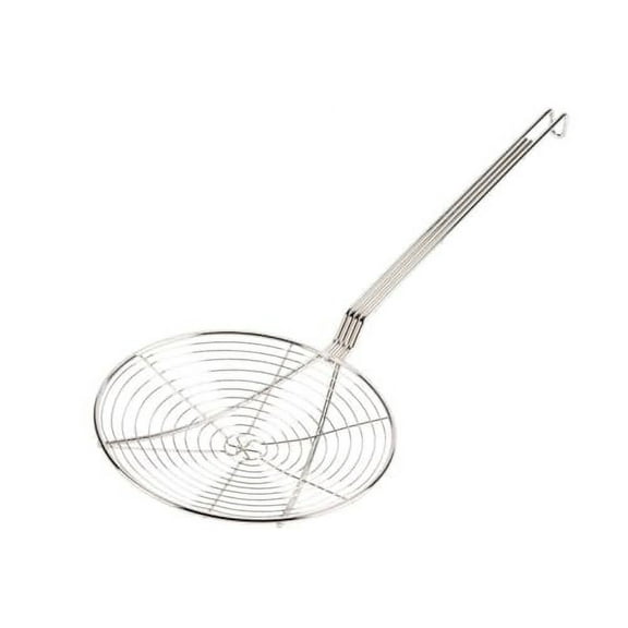Soro Essentials- 9 Stainless Steel Round Spiral Wire Skimmer Strainer- Kitchen Gadgets Wire Strainer for Kitchen Utensil Food Strainer Skimmer Spoon for Cooking Frying Draining