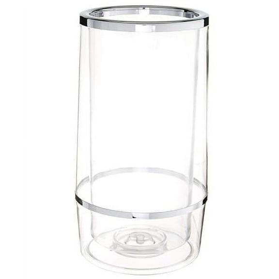 Soro Essentials- Acrylic Double Wall Insulated Wine Chiller Bucket- Stylish Wine Bottle Cooler and Champagne Chiller for Parties Dinner Kitchen Bar Keep Wine and Beverages Cold