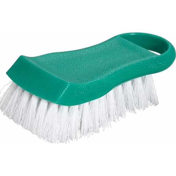 Soro Essentials- Plastic Cutting Board Brush Green Color- Color Coded Brush Cutting Board Scrub Brush with Easy Grip and Hanging Loop for Drying Kitchen Essential Scrubbing Brush