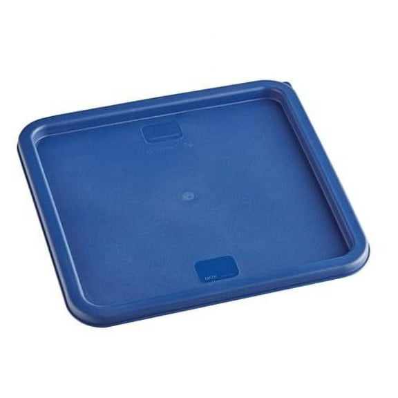 Soro Essentials Polyethylene Square Lid Fits 12, 18 and 22 qt. Blue Color- Kitchen Storage Container Lid for Pantry Organization Stackable Refrigerator Organizer Bins for Fruit Food Vegetable