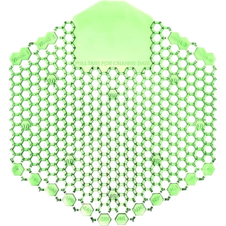 Soro Essentials- Set of 10 Wave 3D Urinal Screen Deodorizer Cucumber Melon Scent Fragrance- Urinal Screen Deodorizer Ideal for Restrooms in Offices Schools Restaurants Hotels and Stores