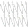 thumbnail image 1 of Soro Essentials- Set of 12- Polycarbonate 12” Tongs White Color- Serving Tongs for Serving Food for Parties and Holiday Food Tongs Buffet Tongs Appetizer Tongs Kitchen Tongs Versatile and Durable, 1 of 6