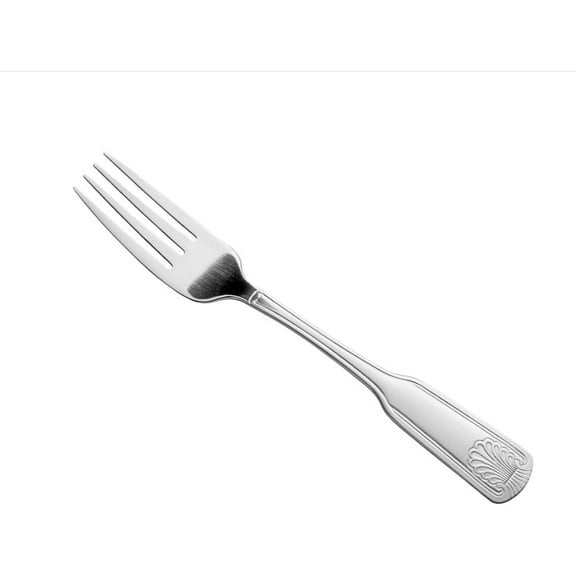 Soro Essentials- Set of 12 Stainless Steel Seashell Serving Fork- Serving Utensils Serving Flatware Cutlery Kitchen Tableware Buffet Serving Utensils for Home Kitchen and Restaurant