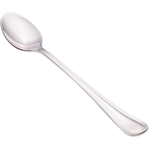 Soro Essentials- 18/8 Stainless Steel Simplicity Iced Teaspoon 2.5mm Set of 12- Serving Utensils Serving Flatware Cutlery Kitchen Tableware Buffet Serving Utensils for Home Kitchen and Restaurant