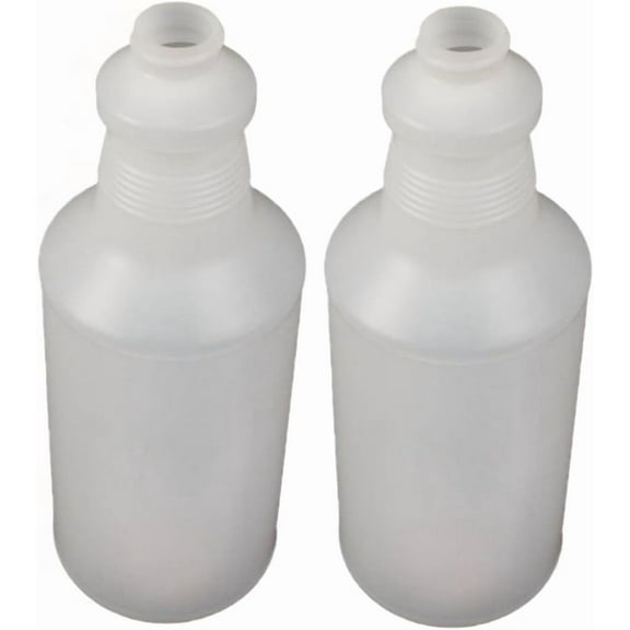 Soro Essentials- Set of 2 Plastic 32 oz. Quart Empty Spray Bottle Only- All-Purpose Heavy-Duty Spraying Bottles Leak Proof Empty Bottle for Food Spraying Cleaning Home and Kitchen
