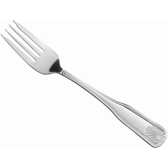 Soro Essentials - Set of 24 Stainless Steel Seashell Salad Fork- Serving Utensils Serving Flatware Cutlery Kitchen Tableware Buffet Serving Utensils for Home Kitchen and Restaurant