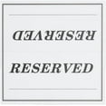 thumbnail image 1 of Soro Essentials- Set of 250- Double-Sided 6" x 3" Reserved Table Tent Sign - Reserved Table Signs for Wedding Party Restaurant Double Sided Paper Reserved Table Tent Card, 1 of 5