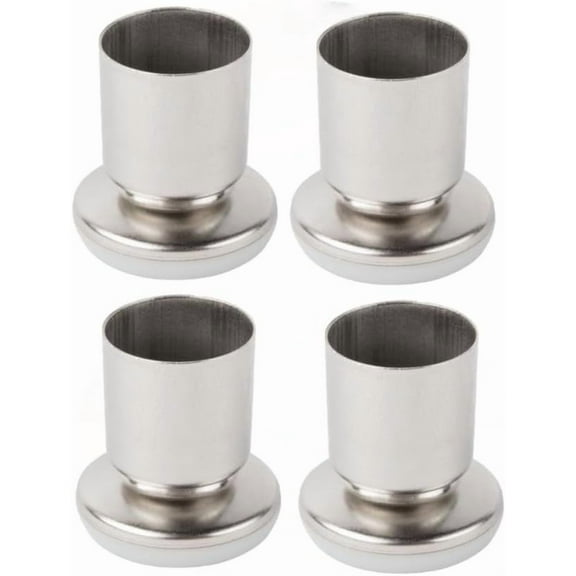 Soro Essentials- Set of 4 Metal Bar Stool Floor Glide- Tip for Bar Stool Leg Protectors for Hardwood Floors Stool Cap Cover for Protecting Floors from Scratches and for Bar Stool Chair Feet