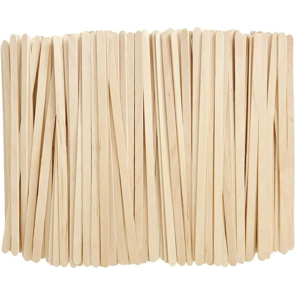 Soro Essentials- Set of 5000 Wooden 5.5 Coffee Stirrer with Round Ends- Coffee Stir Sticks Wooden Stir Sticks for Coffee and Cocktails Wooden Beverage Mixer with Round Ends Coffee Bar Accessories