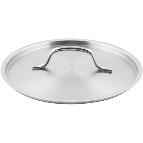 Soro Essentials- Stainless Steel Stock Pot Lid 9-7/16" Diameter x 1-19/64" Height- Fits 8 qt. Stock Pot Multipurpose Cooking Stock Pot Cover for Boiling Soup Stew Pot Lid Cookware