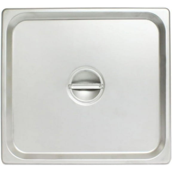 Soro Essentials- Two-Third Size Stainless Steel Solid Steam Table Pan Cover- Fits Two-Third Size Steam Pan Commercial Catering Food Lid for Commercial Kitchen Supplies