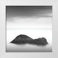 thumbnail image 1 of Sorochan 26x26 White Modern Wood Framed Museum Art Print Titled - Ocean Rocks II., 1 of 4