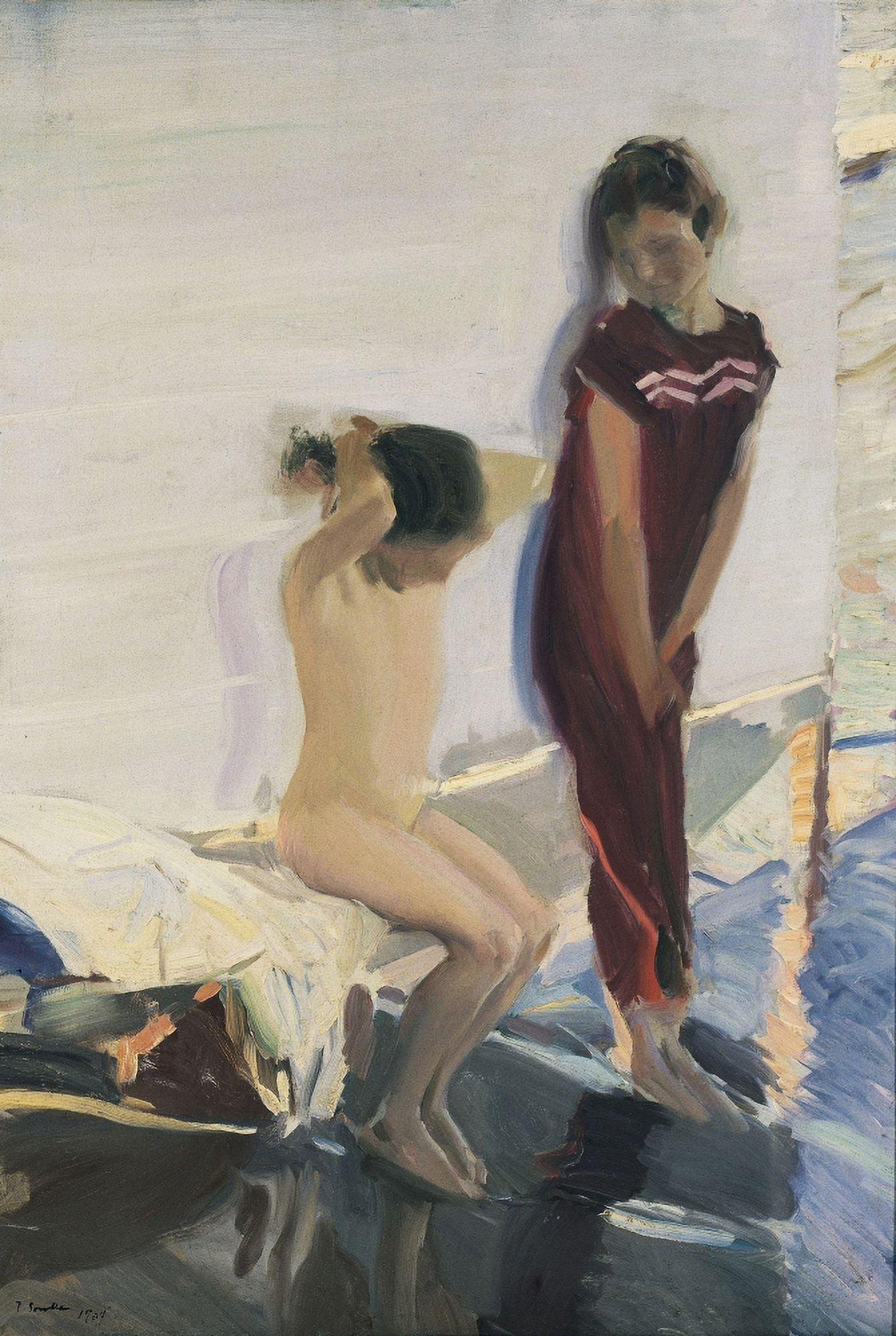 Sorollajoaqu?™n (1863-1923) Canvas Art - (24 x 36)