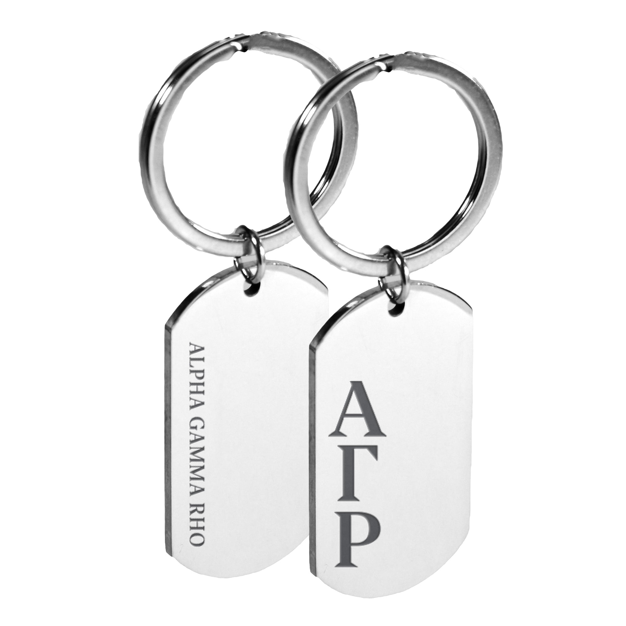 Sorority Shop Alpha Gamma Rho Fraternity Keychain - Stainless Steel Dog ...