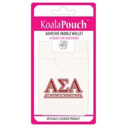 Sorority Shop Alpha Sigma Alpha - Koala Pouch - Adhesive Cell Phone Wallet with ASA Greek Letter Design