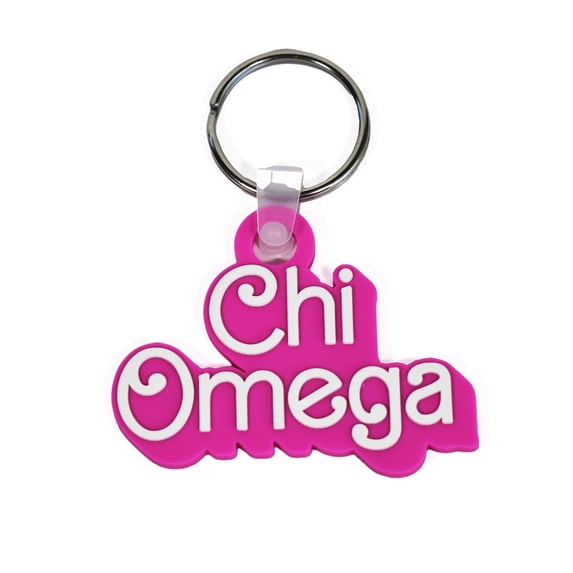 Sorority Shop Chi Omega Keychain - Retro Dolly Sorority Name Design