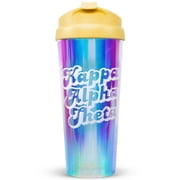 Sorority Shop Kappa Alpha Theta 16 Oz Tumbler - Double-Walled, Vacuum Insulated Acrylic Tumbler With Retro Style Sorority Name