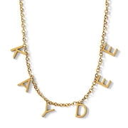 Sorority Shop Kappa Delta Name Necklace   KD Name Necklace, 18K Gold Plated Sorority Gifts Necklace, Long-Lasting Kappa Delta Gifts for Women