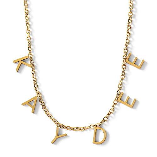 Sorority Shop Kappa Delta Name Necklace — KD Name Necklace, 18K Gold Plated Sorority Gifts Necklace, Long-Lasting Kappa Delta Gifts for Women