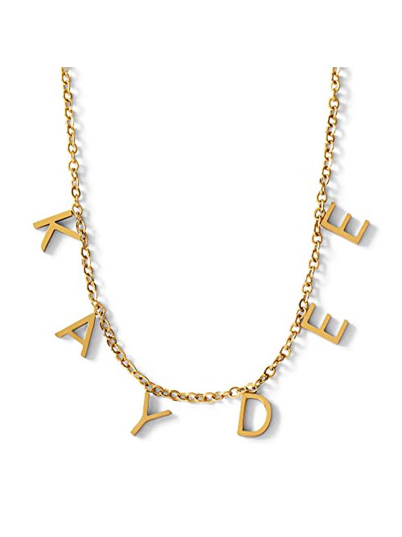 Sorority Shop Kappa Delta Name Necklace KD Name Necklace, 18K Gold Plated Sorority Gifts Necklace, Long-Lasting Kappa Delta Gifts for Women