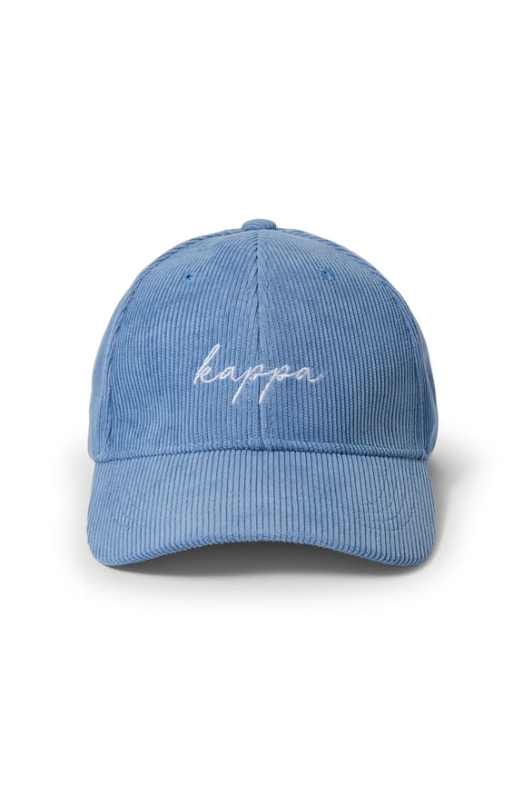 Kappa Kappa Gamma Baseball Hat - Women's Corduroy Cap with Embroidered Sorority Name