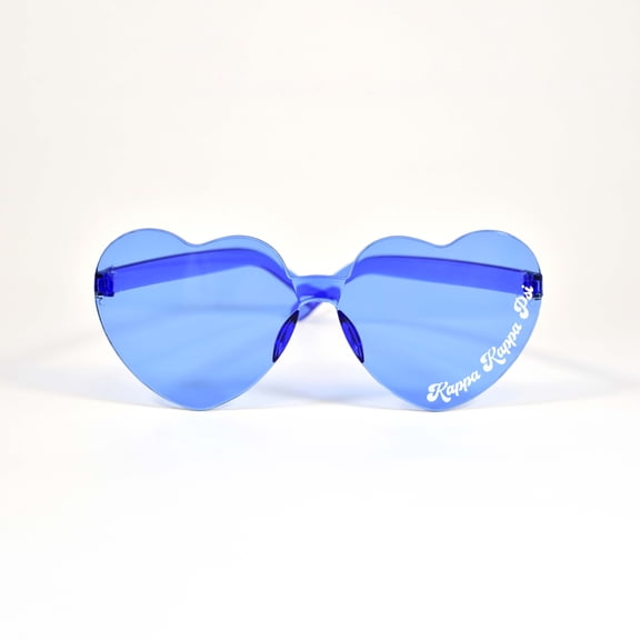 Sorority Shop Kappa Kappa Psi Sunglasses  Heart Shaped Sunglasses printed with Sorority Name