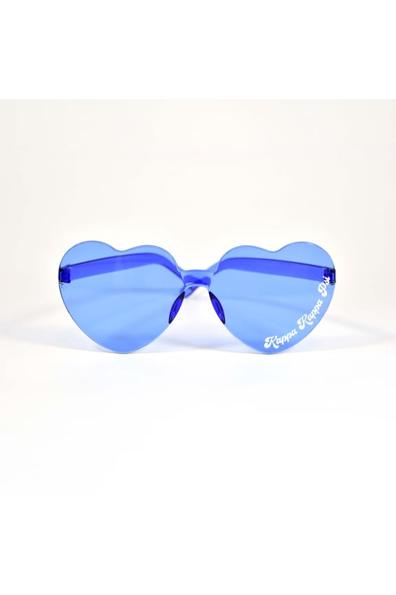 Kappa Kappa Psi Sunglasses  Heart Shaped Sunglasses printed with ACO Logo