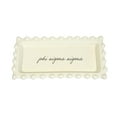 thumbnail image 1 of Sorority Shop Phi Sigma Sigma Jewelry Dish - Rectangular Gloss Finish Ceramic tray with Sorority Name in Cursive Script, Multi-Function Ceramic Ring Dish, Ideal for Jewelry and Keys, 1 of 6