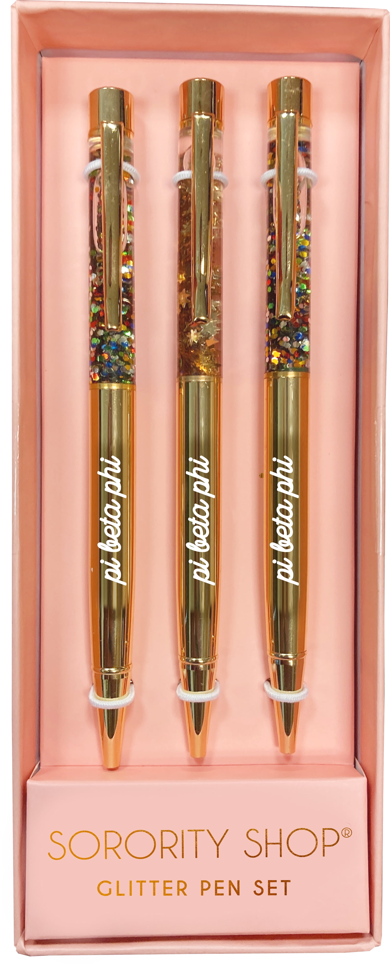 Sorority Shop Pi Beta Phi Sorority Glitter Pen Set