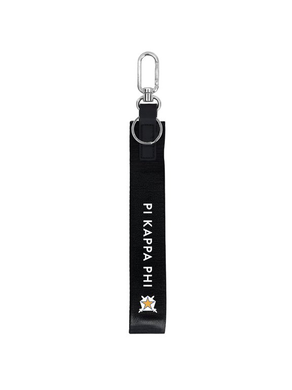Pi Kappa Phi Keychain - Hands-Free Lanyard Keychain with Fraternity Letters and Logo, 9" Durable Polyester Strap with Alloy Hardware, Holder for Keys, Wallet, Accessories