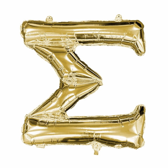 Sorority Shop Sigma - Greek Letter Balloon - Large 30" x 30" Gold Foil Balloon For Celebrations, Parties, Sororities and Fraternities
