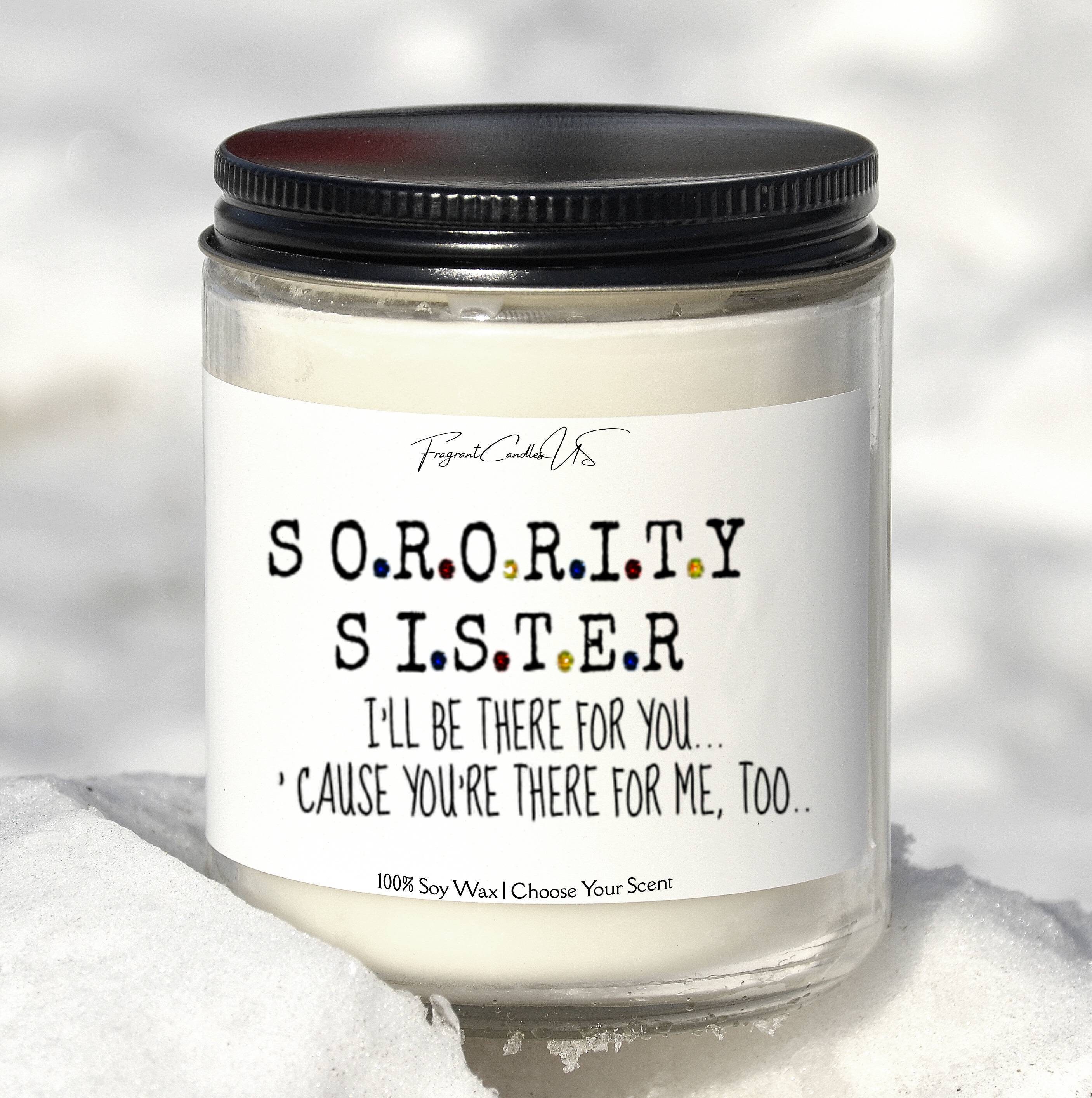 Sorority gifts, sorority, Sister gifts, sister candle, sorority