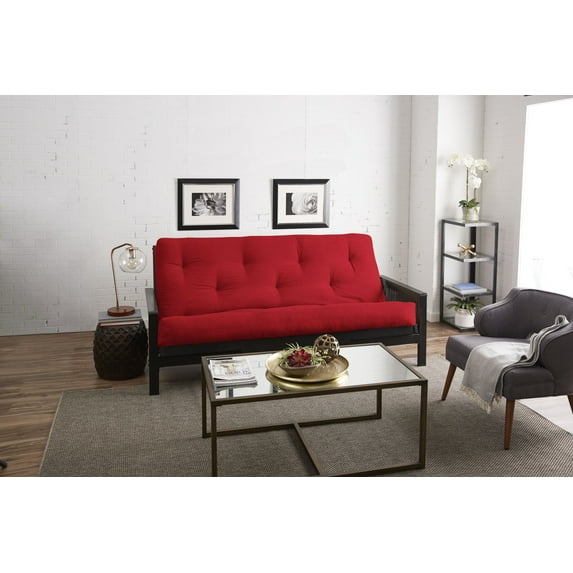 Sorra Home - 10 inch Reversible Tufted Futon Mattress, Full Size