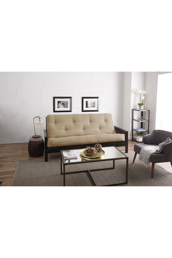 - 10 inch Reversible Tufted Futon Mattress, Queen Size