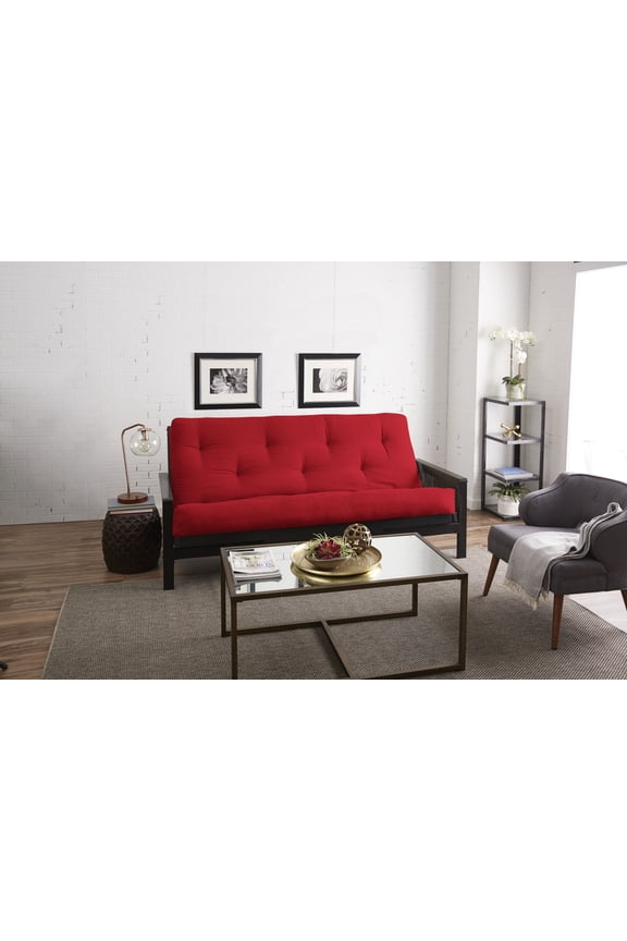 - 12 inch Reversible Tufted Futon Mattress, Queen Size